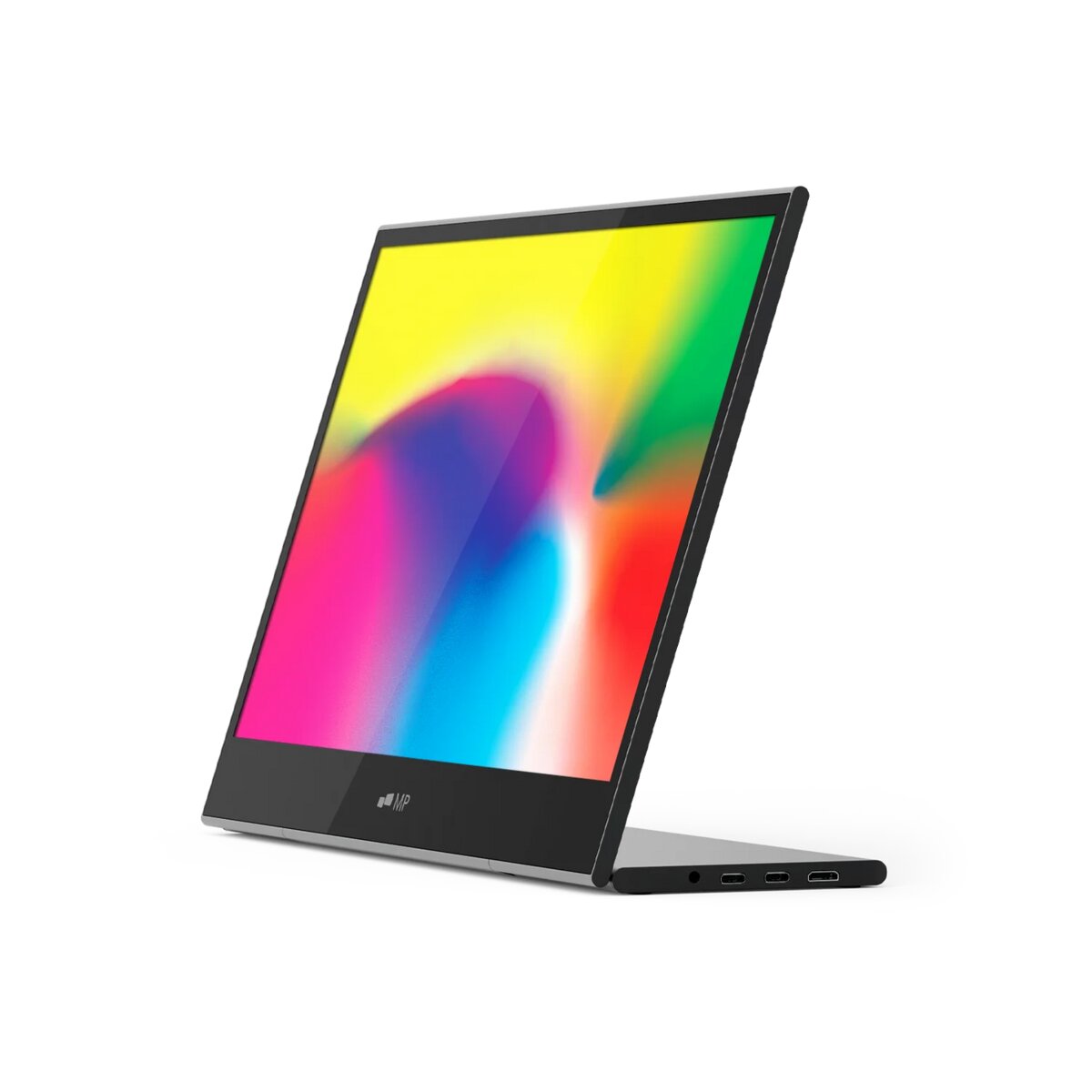 Mobile Pixels Glance 16-inch standalone portable monitor on its stand