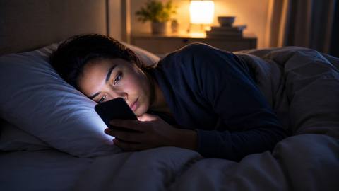 Why You Can't Stop Scrolling in Bed at Night - article image